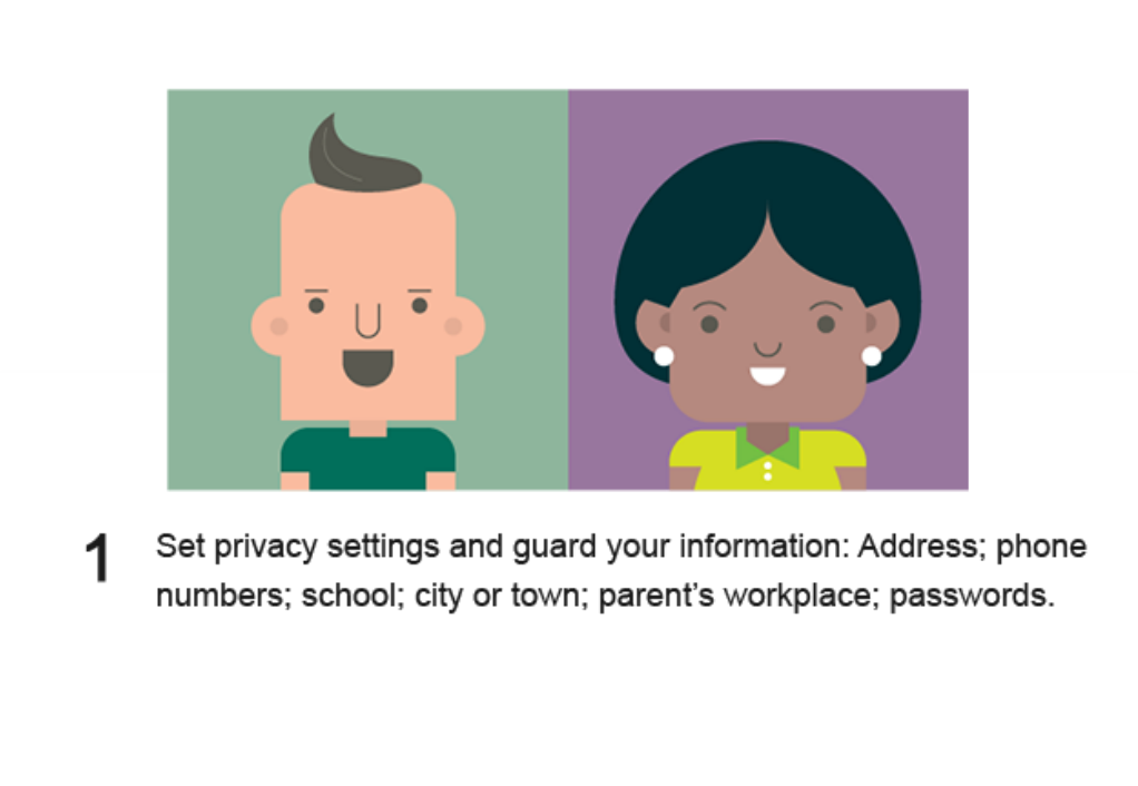 1. Set privacy settings 